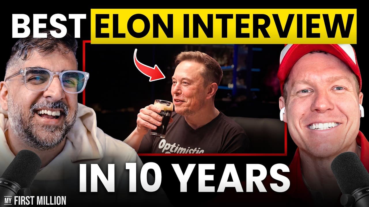 Elon’s recent podcast was business steroids