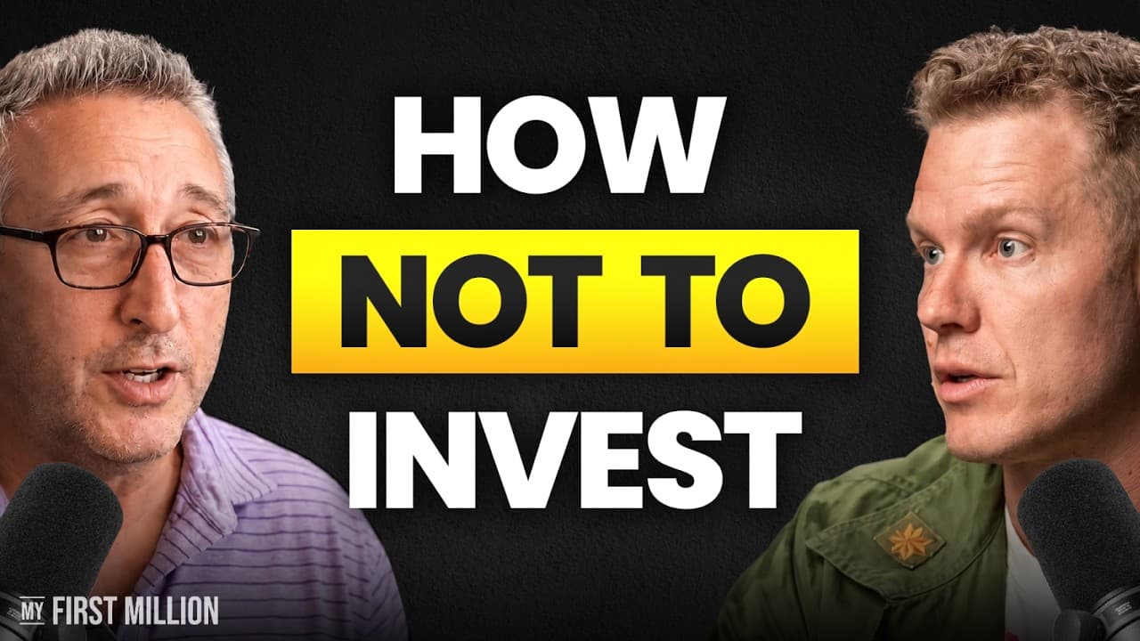 Brutally honest guide to not losing money in the market